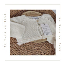 COLECCIÓN VERANO. Chaqueta corta bebé Artesanía Pipos