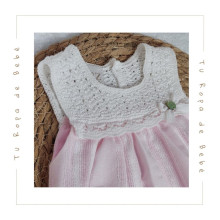 COLECCIÓN VERANO. Conjunto jesusito y braga bebé niña AURA Paz Rodríguez