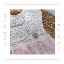 COLECCIÓN VERANO. Conjunto jesusito y braga bebé niña AURA Paz Rodríguez