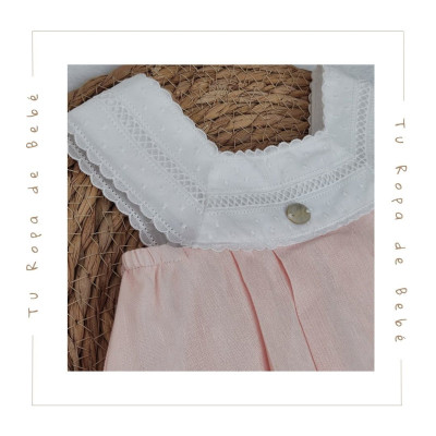 COLECCIÓN VERANO. Vestido con braga bebé niña LIN Martín Aranda