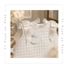 COLECCIÓN VERANO. Vestido con capota bebé niña Juliana
