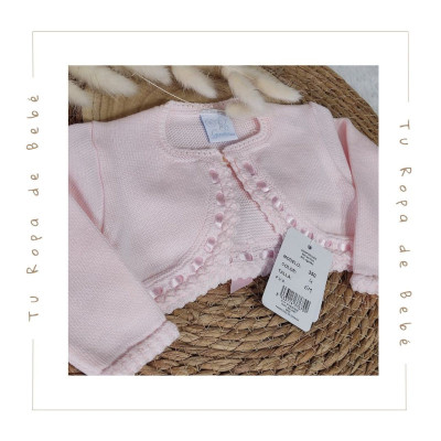 COLECCIÓN VERANO. Chaqueta corta bebé niña Artesanía Granlei