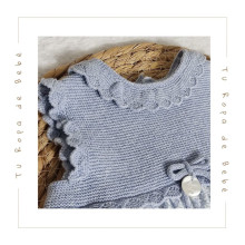 COLECCIÓN VERANO. Vestido con braga bebé niña NEL BLU Martín Aranda