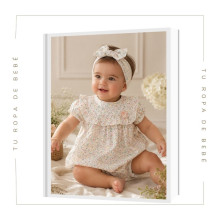 COLECCIÓN VERANO. Vestido con braga bebé niña TOLOUSE Martín Aranda