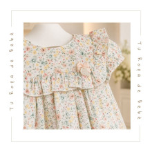 COLECCIÓN VERANO. Vestido con braga bebé niña TOLOUSE Martín Aranda