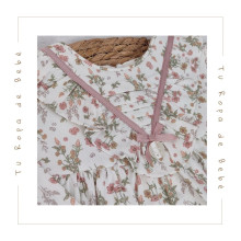 COLECCIÓN INVIERNO. Vestido estampado con braga bebé niña FLEUR Martín Aranda