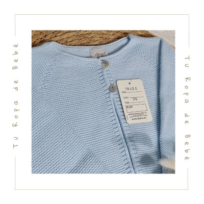 COLECCIÓN INVIERNO. Chaqueta larga bebé niño Artesanía Pipos