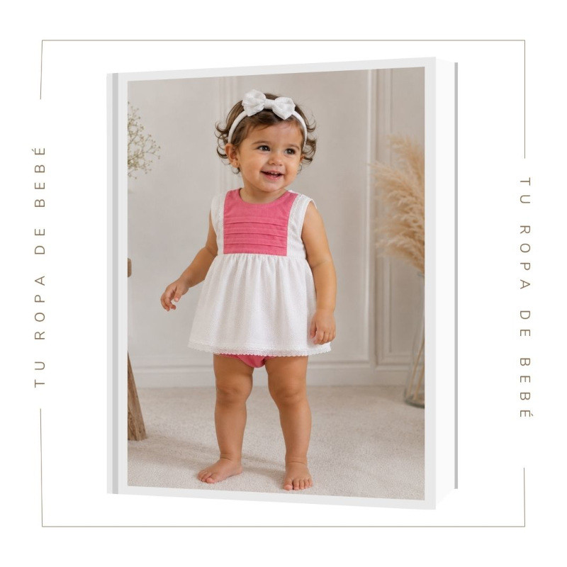 COLECCIÓN VERANO. Conjunto braguita bebé niña Babidu