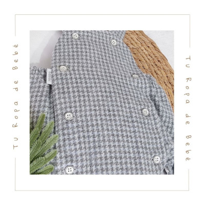 COLECCIÓN INVIERNO. Conjunto peto bebé niño Babidu