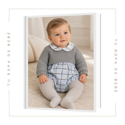 COLECCIÓN INVIERNO. Pelele bebé niño Juliana