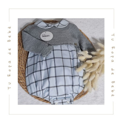 COLECCIÓN INVIERNO. Pelele bebé niño Juliana