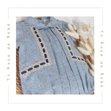 COLECCIÓN INVIERNO. Pelele con chaqueta bebé niño Mac Ilusión