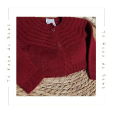 COLECCIÓN INVIERNO. Vestido con rebeca bebé niña Mac Ilusión