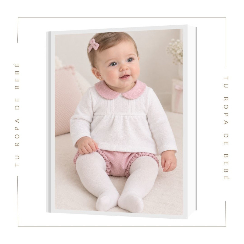 COLECCIÓN INVIERNO. Conjunto braguita bebé niña Babidu