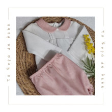 COLECCIÓN INVIERNO. Conjunto braguita bebé niña Babidu