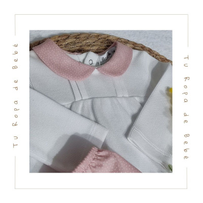 COLECCIÓN INVIERNO. Conjunto braguita bebé niña Babidu