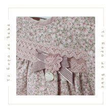 COLECCIÓN INVIERNO. Vestido con braga bebé niña Kiriki