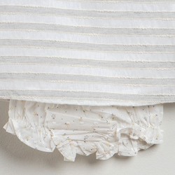 COLECCIÓN VERANO. Vestido bebé rayas gris