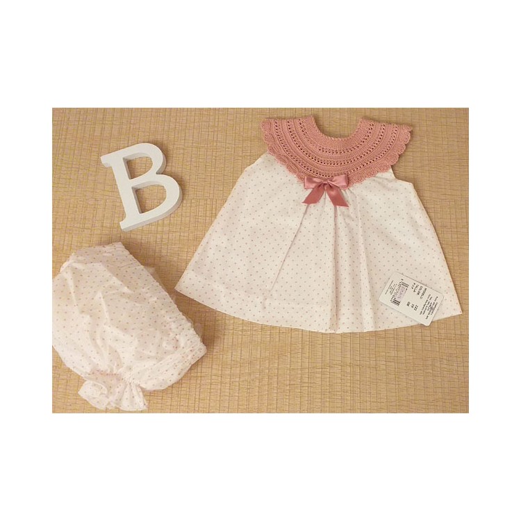 COLECCIÓN VERANO. Trapecio y braguita topitos