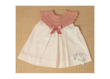 COLECCIÓN VERANO. Trapecio y braguita topitos