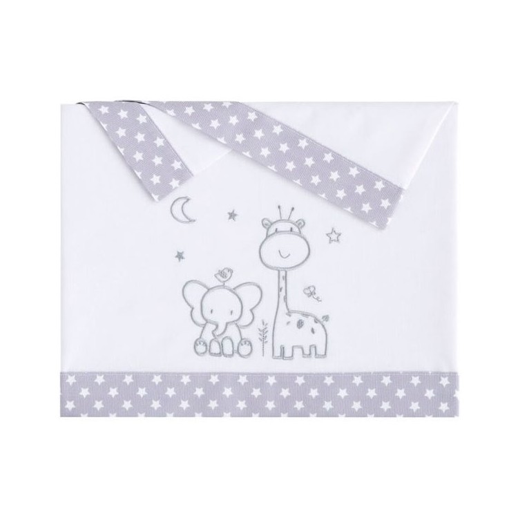 COLECCIÓN ATEMPORAL. Tríptico Sábanas Algodón Coche Buddy