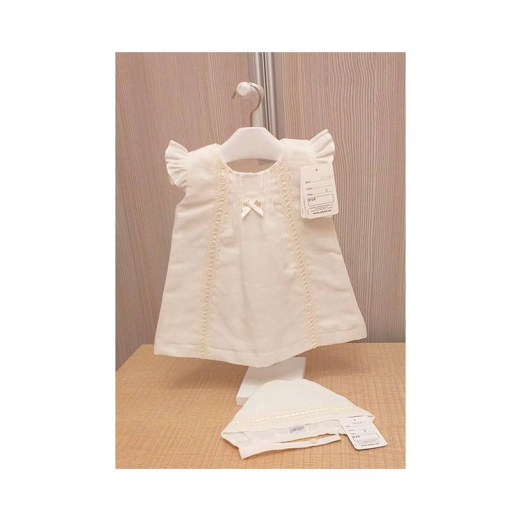 COLECCIÓN VERANO. Vestido tira bordada con capota