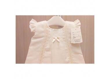 COLECCIÓN VERANO. Vestido tira bordada con capota