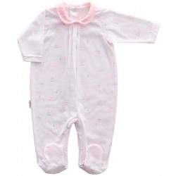 COLECCIÓN VERANO. Pelele enterizo fruncido cuello bebé Beach