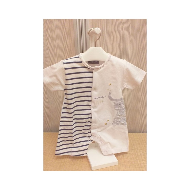 COLECCIÓN VERANO. Pelele manga corta Elefante