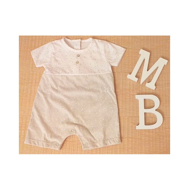 COLECCIÓN VERANO. Pelele manga corta Multiestrellas