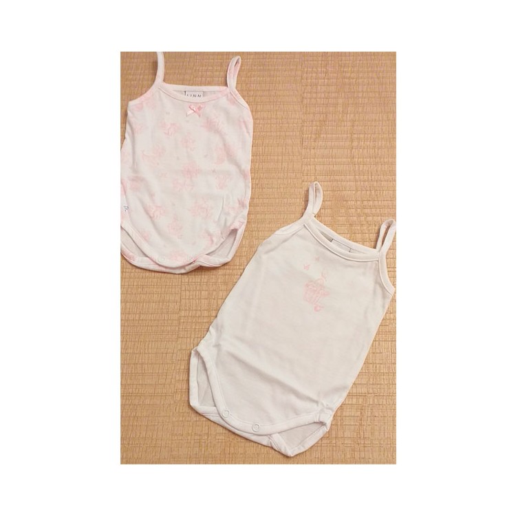 COLECCIÓN VERANO. Pack dos bodys niña GATITOS