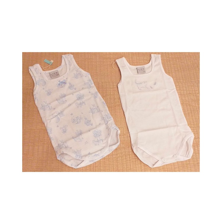 COLECCIÓN VERANO. Pack dos bodys niño GATITOS