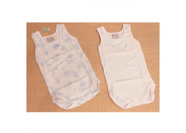 COLECCIÓN VERANO. Pack dos bodys niño GATITOS