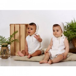 COLECCIÓN VERANO. Trapecio bautizo con capota