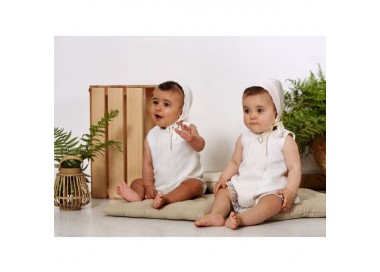 COLECCIÓN VERANO. Trapecio bautizo con capota