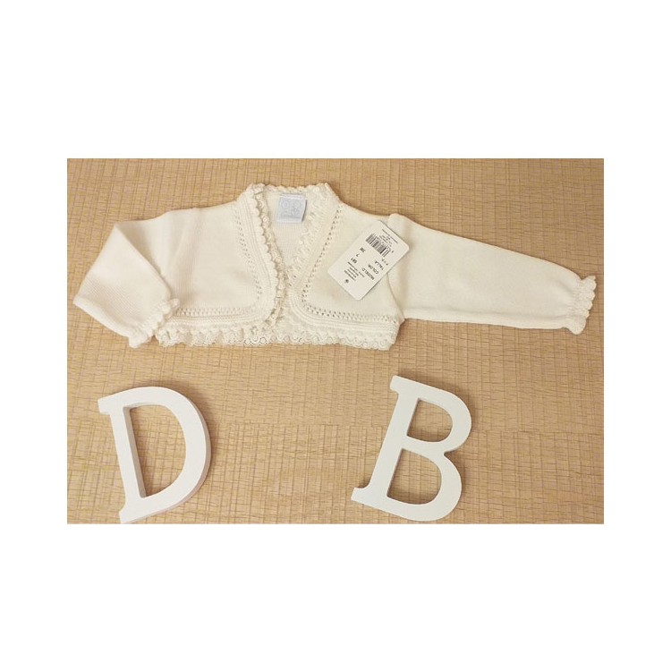 COLECCIÓN VERANO. Chaqueta corta hilo puntilla