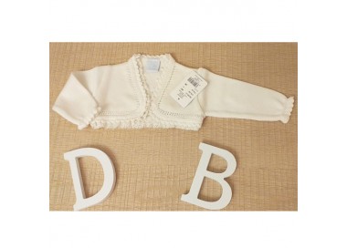 COLECCIÓN VERANO. Chaqueta corta hilo puntilla