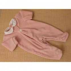 COLECCIÓN INVIERNO. Pelele tundosado ROMBITOS