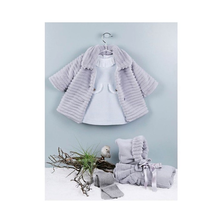 COLECCIÓN INVIERNO. Abrigo PELO LISTADO