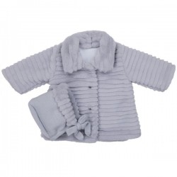 COLECCIÓN INVIERNO. Abrigo PELO LISTADO