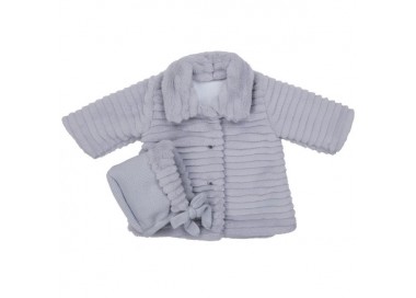 COLECCIÓN INVIERNO. Abrigo PELO LISTADO