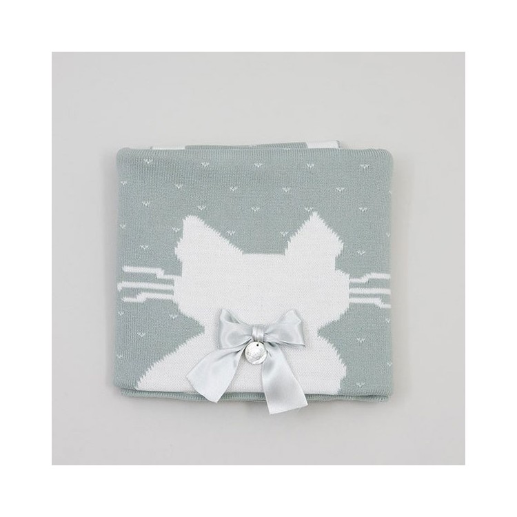COLECCIÓN INVIERNO. Mantita GATO