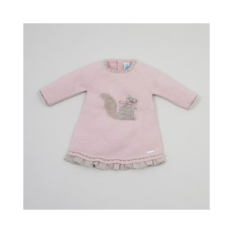 COLECCIÓN INVIERNO. Vestido punto ARDILLA