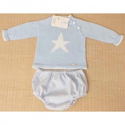 COLECCIÓN INVIERNO. Conjunto cubrepañal ESTRELLA