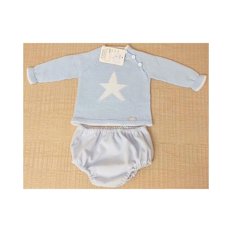 COLECCIÓN INVIERNO. Conjunto cubrepañal ESTRELLA