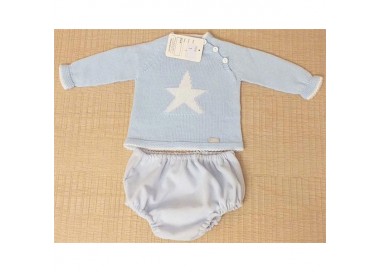 COLECCIÓN INVIERNO. Conjunto cubrepañal ESTRELLA