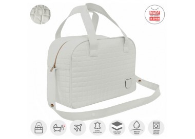COLECCIÓN ATEMPORAL. Bolso Maternal Prome Colección Gofre