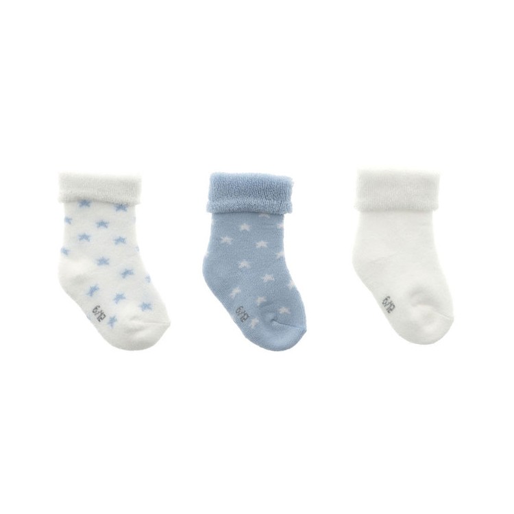 COLECCIÓN ATEMPORAL. Set calcetines bebé estrellas
