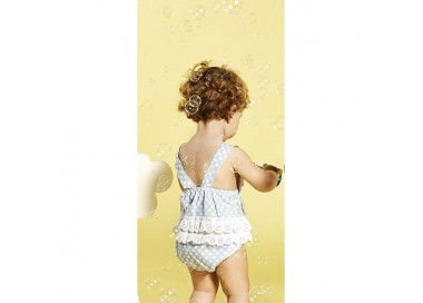 COLECCIÓN VERANO. Peto lunares 2 volantes