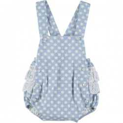 COLECCIÓN VERANO. Peto lunares 2 volantes